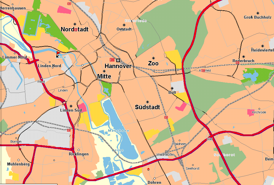 Stadtpläne zum Tango Milieu