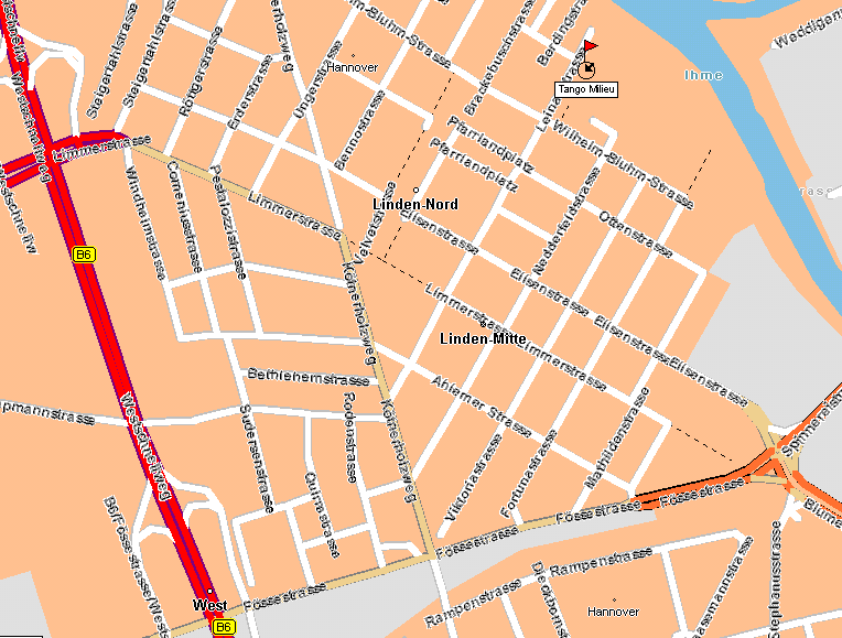 Detail beim Tango Milieu (Linden Nord)